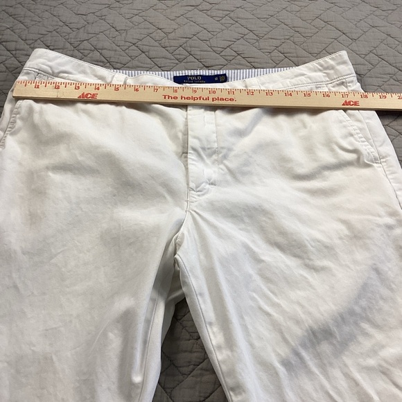 Polo by Ralph Lauren Women's White Straight Leg Pants - Picture 10 of 13